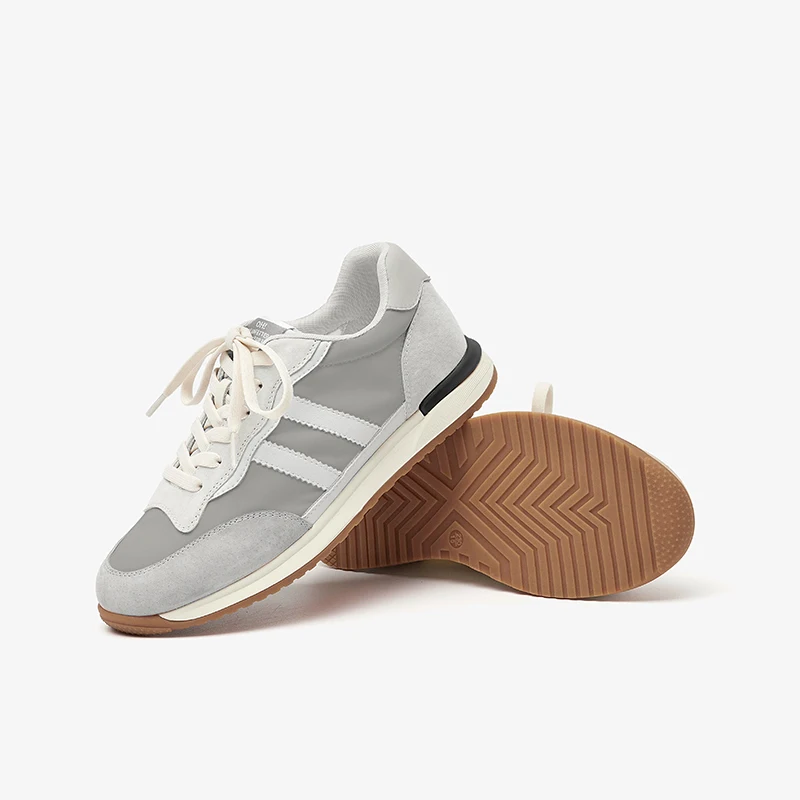 BEAUTODAY Casual Sneakers Women Suede Leather Patchwork Mixed Colors Lace-Up Round Toe Flats Shoes Lady Flats Handmade 29177