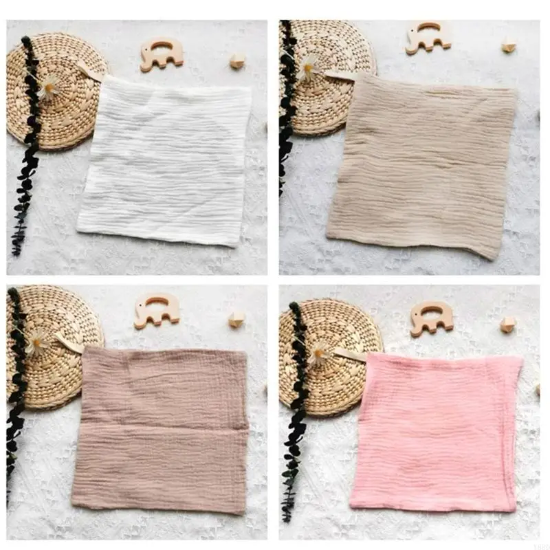 

Y88D 5PCS 25x25cm Baby Square Towel Infants Saliva Towel Toddlers Drooling Cloths