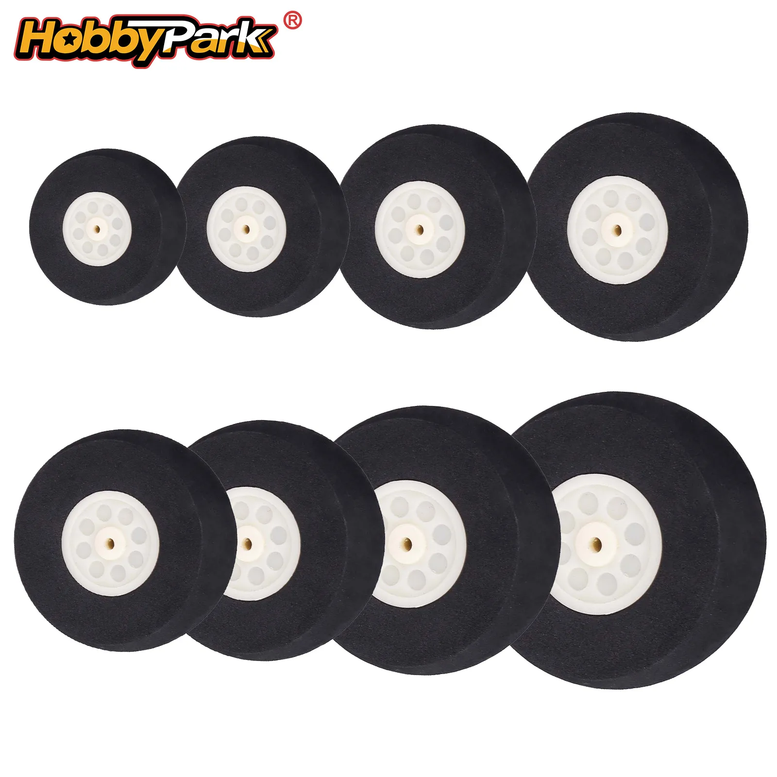 HobbyPark Light Foam Tail Wheels Sponge for RC Remote Control Airplane Replacement Parts 40mm 65mm 70mm 75mm 80mm 90mm