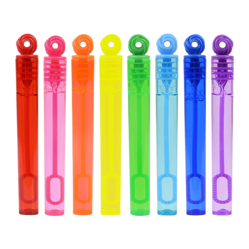 

8pcs Colorful Wand Tube Bubble Soap Bottle Wedding Gifts for Guests Birthday Event Party Baby Shower Favors Decoration Kids Toys