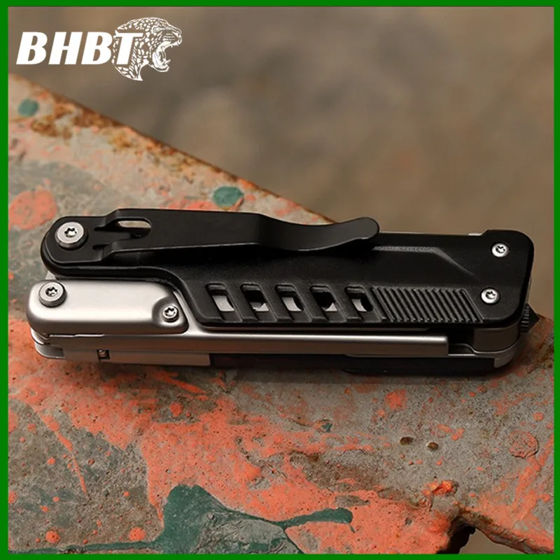 BHBT EDC Multitool Scissors Detachable Knife Folding Pocket Knife Screwdriver Multi Function Hand Tools Outdoor Equipment