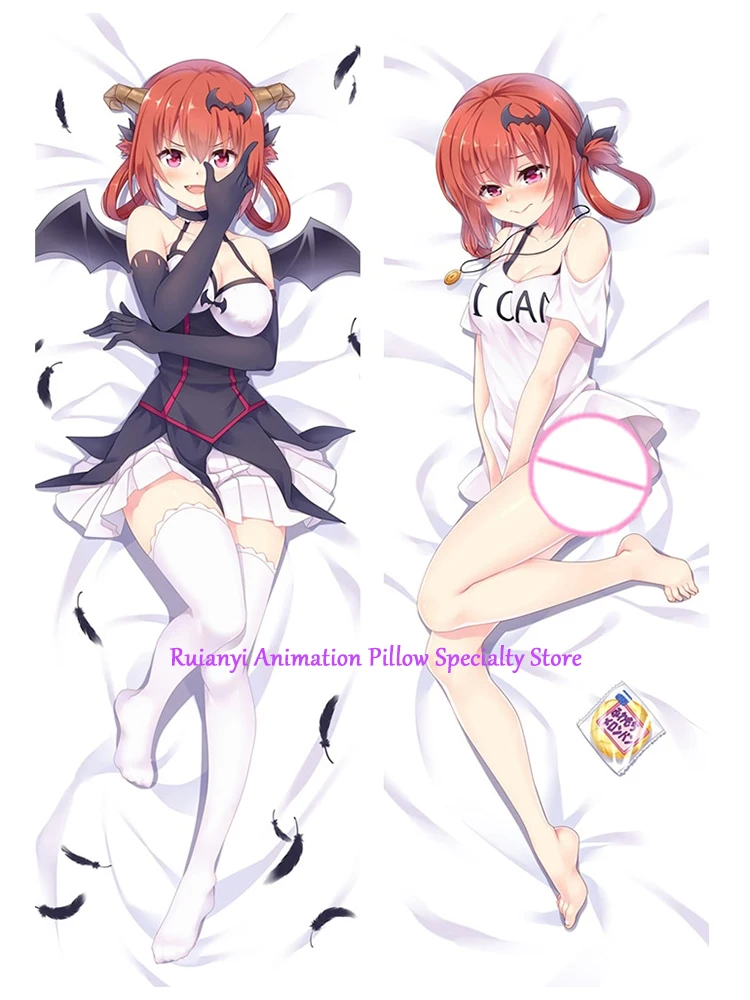 

Dakimakura Anime Kurumizawa Satanichia McDowell Double-sided Print Life-size Body Game Pillow Cover Bedding Gifts