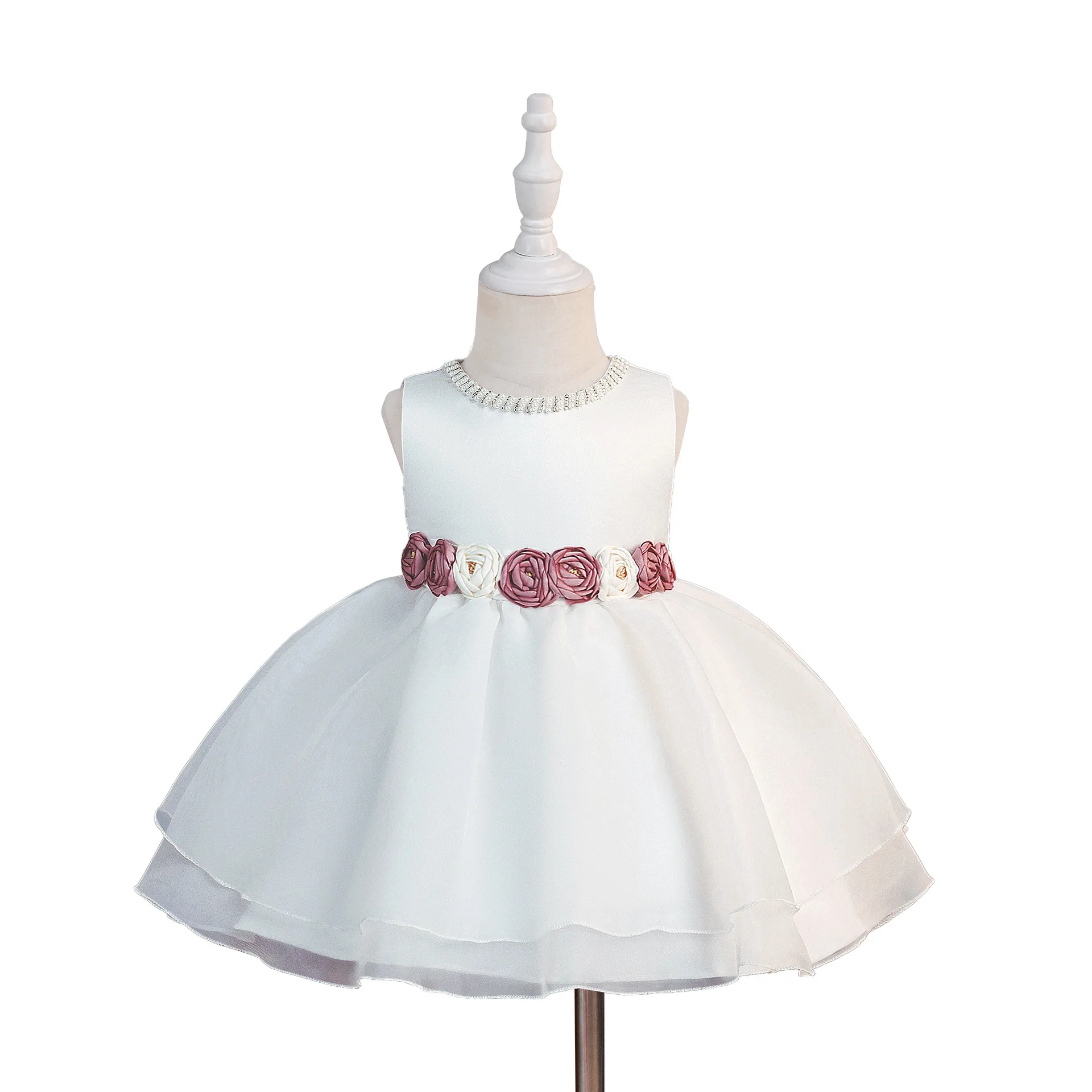 Bridesmaids Prom Gown Toddler 1st Birthday Party Baby Girls Dress Elegant Baptism Wedding Princess Evening Dresses Girl Banquet