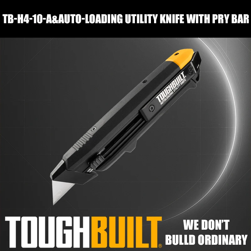 

ToughBuilt TB-H4-10-A Универсальный нож с автоматической загрузкой и монтировкой, аксессуары для ручных инструментов, распаковка и резка