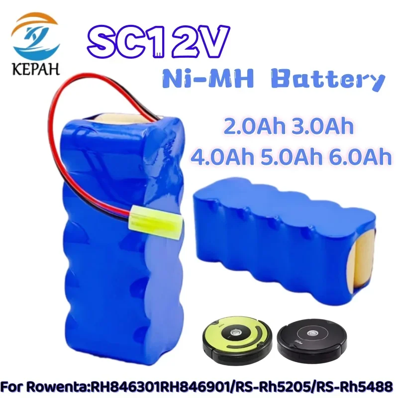 

Аккумулятор Ni-MH SC12V | Аккумулятор 3000 мАч для робота-пылесоса Rowenta, совместим с моделями RH5488/RH846301/RH846901/RS-Rh5205
