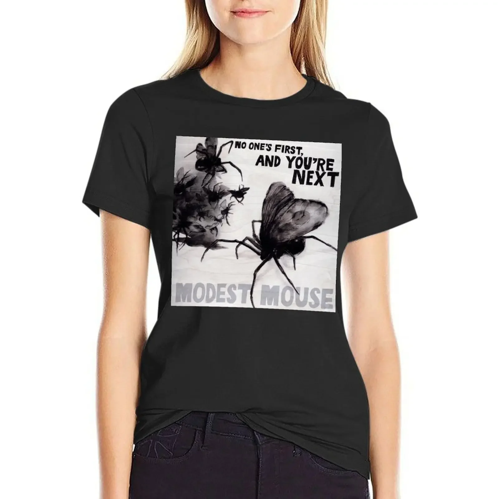 

Modest Mouse - No One's First And No You're Next T-Shirt funnys summer tops blacks heavyweights Woman fashion