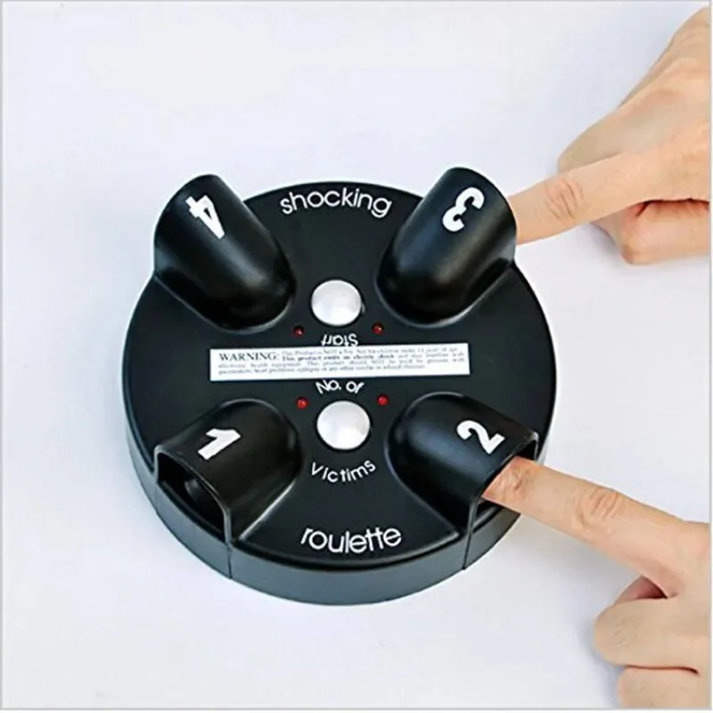 

Family Interactive Game Paladone Lucky Electric Finger Game Machine for The Whole Party Spoof Toy Electric Shock Game