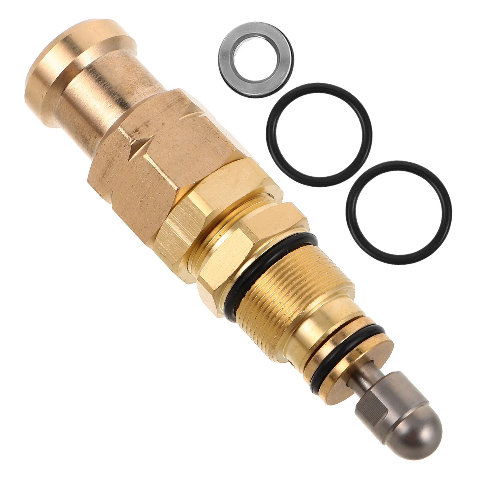 High Pressure Washer Pump Head Regulator 7.5kw Brass Pressure Washer Valve Adjustable Pump Valve Parts for Car Cleaning