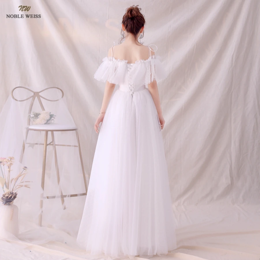 Abiti da sposa scollo a barca Tulle a-line abito da sposa semplice abiti da sposa Sexy lunghi fino al pavimento abito da sposa pieghettato