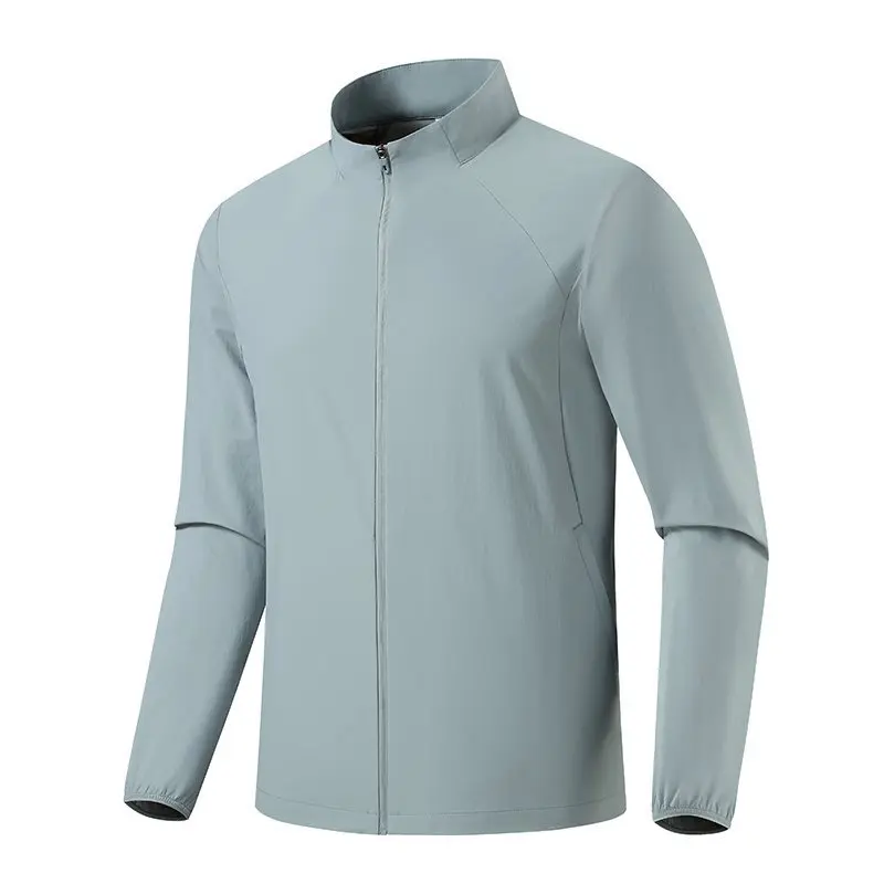 

Ветровка унисекс из нейлоновой эластичной ткани (25 г/м²) с четырехсторонним стрейчем, новая модель, с воротником-стойкой, водонепроницаемая, ветрозащитная, для активного отдыха