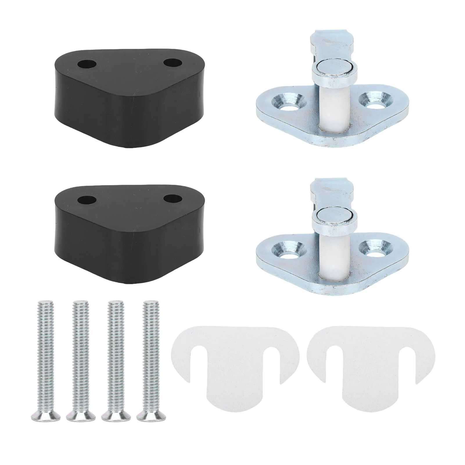 

Door Striker Latch Spacers Kit with Bolts FQB500130 Rugged Long Lifespan Replacement for LAND ROVER Defender 90/110/130