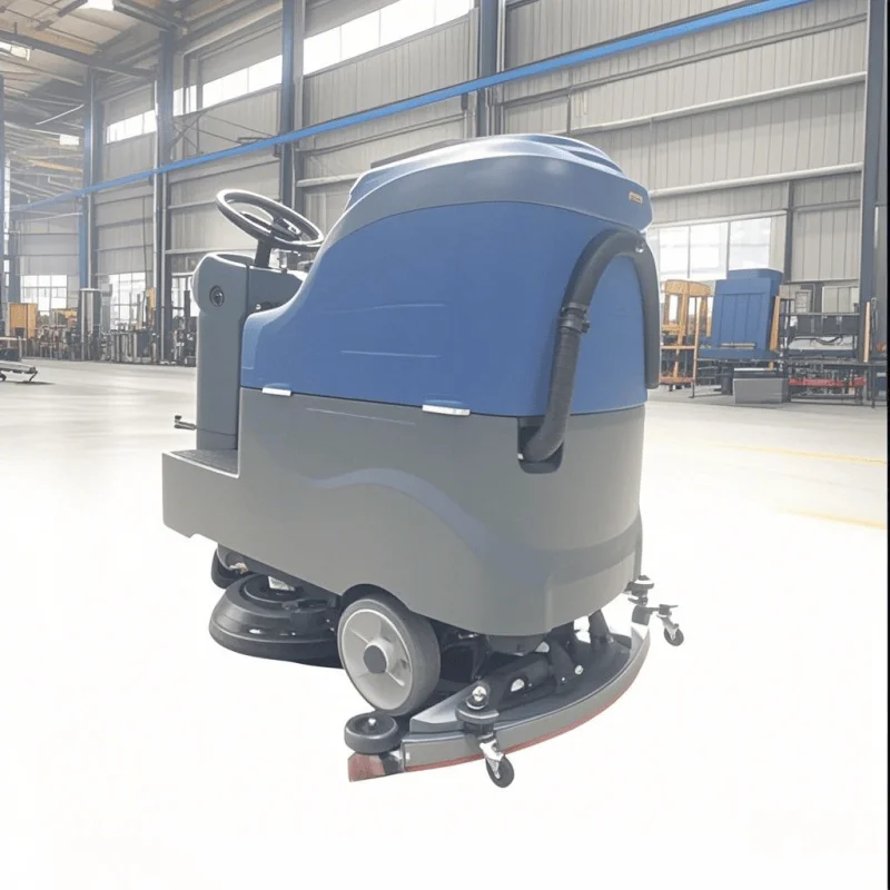 Электрическая машина для мытья полов коммерческого класса, 24 В, промышленная скрубберная стиральная машина и сушилка, универсальная система для полировки