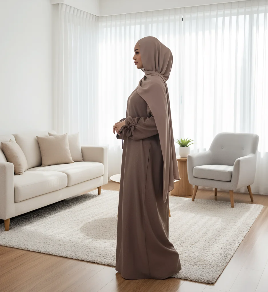 

Closed Abaya Dubai Luxury Muslim Hijab Dress Plain Basic Abayas for Women Turkey Kaftan Robe Ramadan Eid Islamic Prayer Clothes