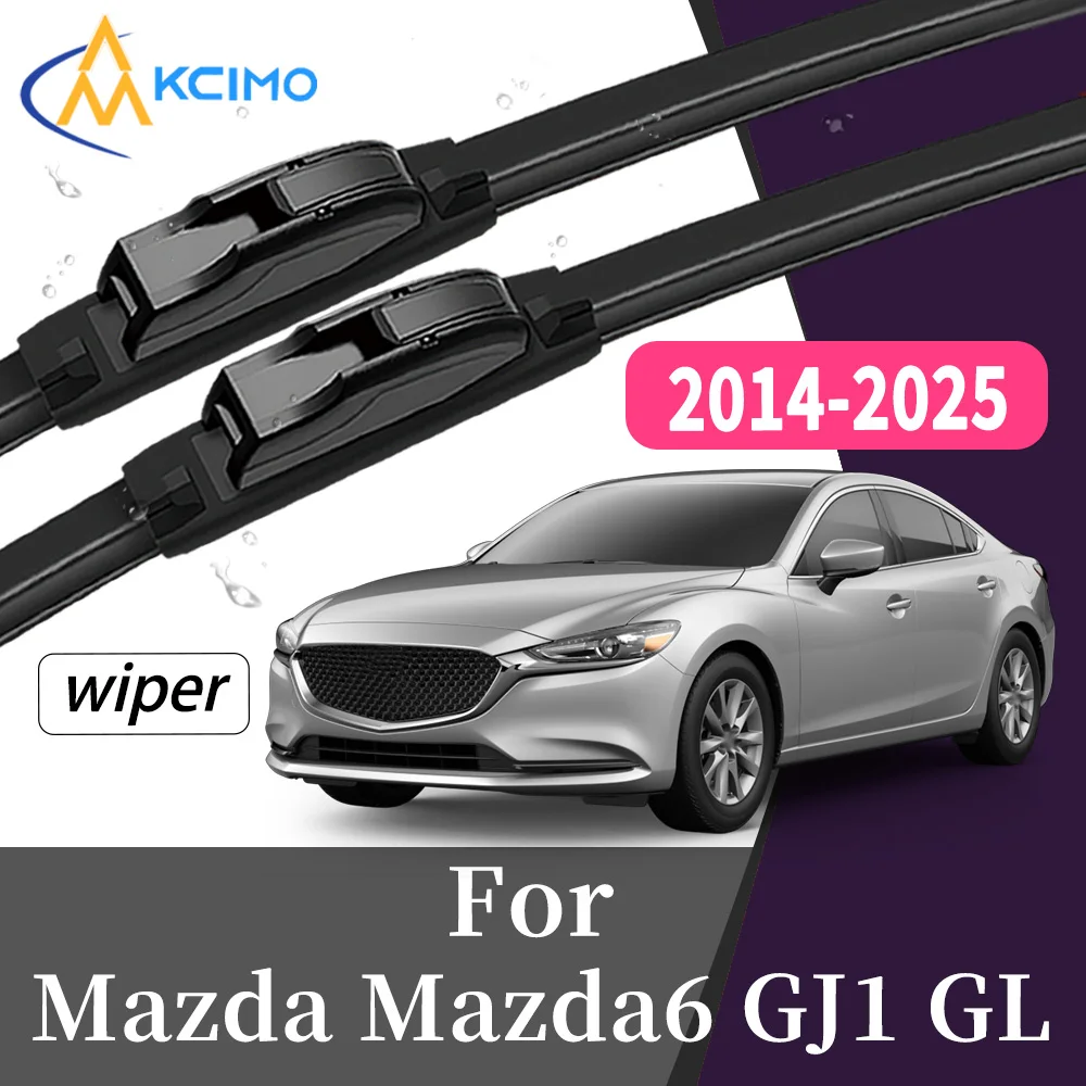 

All-Weather Wear-Resistant Front Windscreen Wiper Blades For Mazda Mazda6 GJ1 GL 2014-2025 High Quality Windshield kit 2Pcs