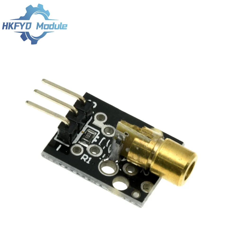 1-100 قطعة KY-008 وحدة ليزر حمراء 650nm 3-Pin Dot Diode Transmitter مع رأس نحاسي لـ Arduino، AVR، PIC & MEGA 2560 #4