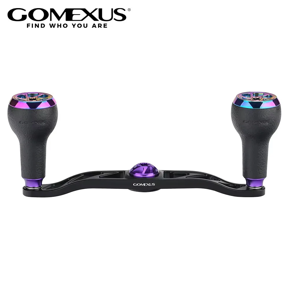 Manivela de Potencia GOMEXUS de 100 mm con Perilla de TPE de 27 mm para Carretes de Pesca Shimano 13, Daiwa, Abu Garcia, Okuma, Lew's