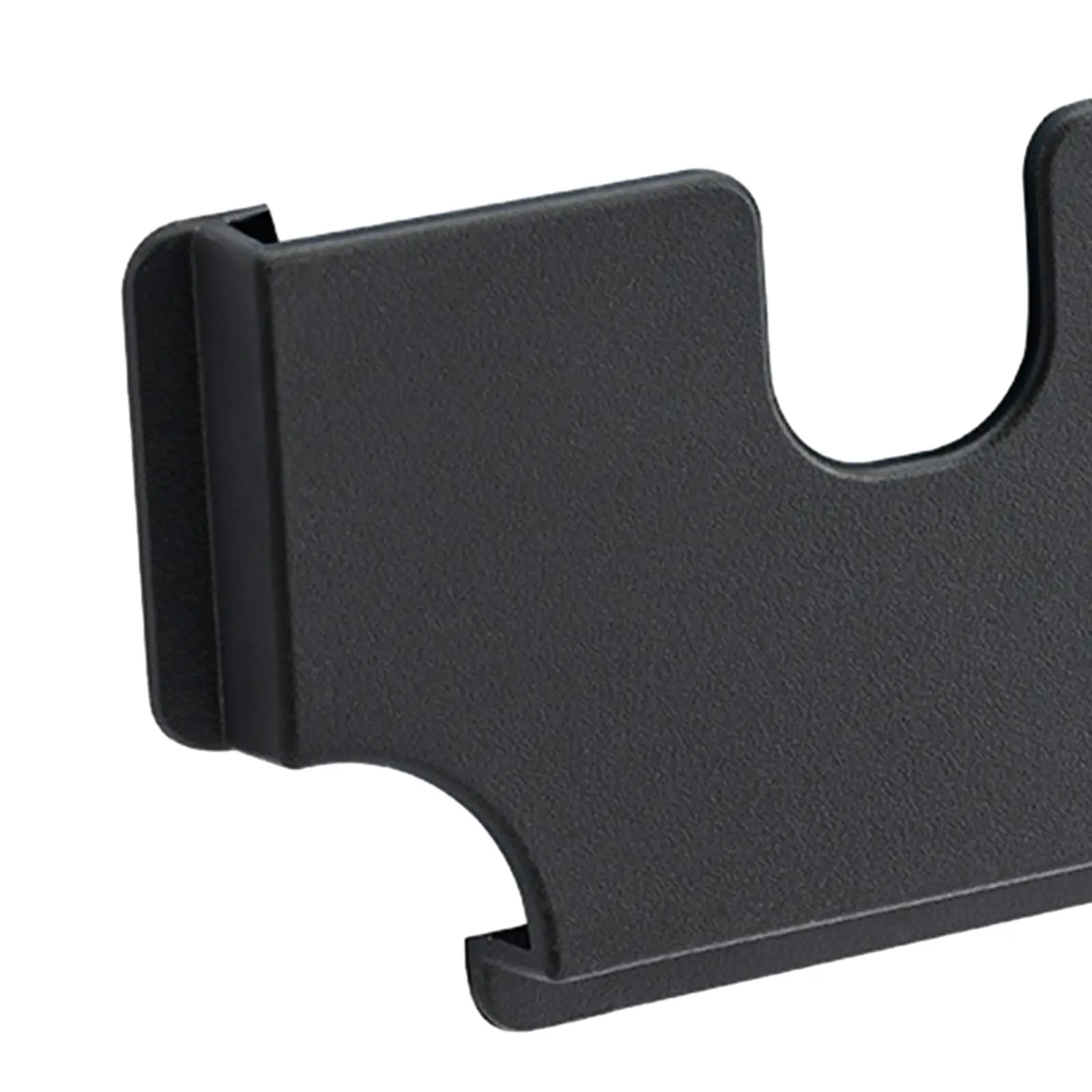 Car Document Holder Soft Elastic Plastic Black Card Slot for Vehicle Registration Tickets and Business Cards