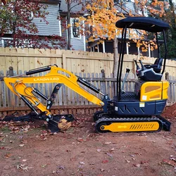 Wholesale 2 Ton Hydraulic Small Excavator 1600kg Agricultural Orchard 1ton Trench Digger 1.6Ton Diesel Mini Excavator Customized