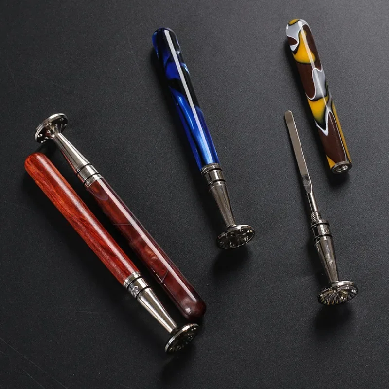 

2 IN 1 Tobacco Pipe Press Stick Tamper Smoke Pipe Cleaner Multifunction Tobacco Smoking Accessories Handicraft Decoration