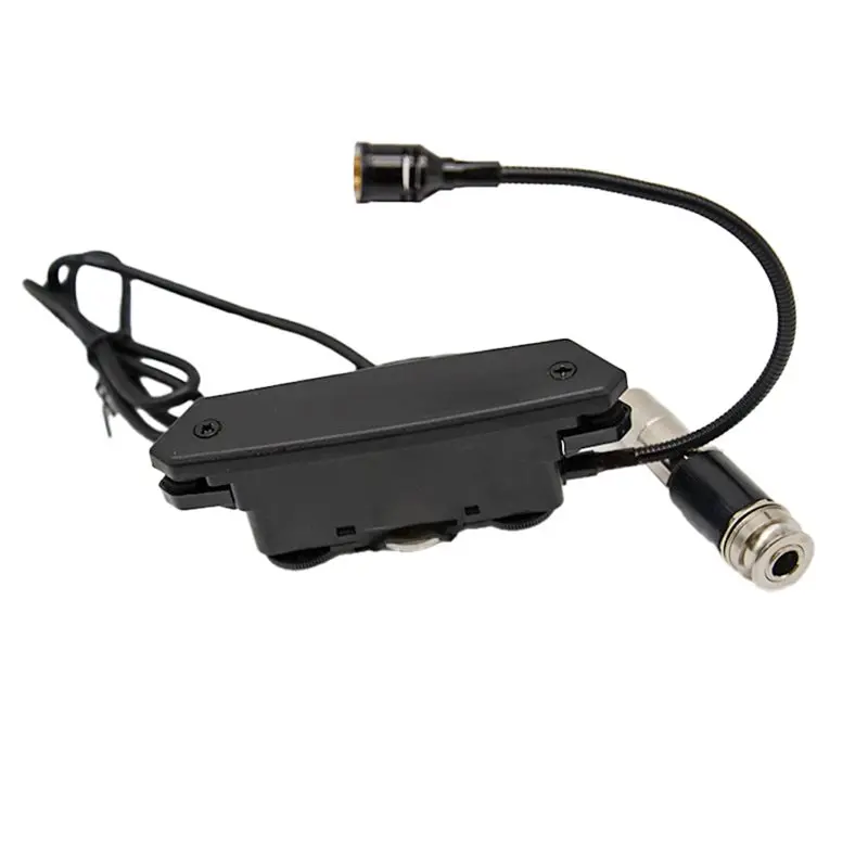 

Y43A-T-902 Acoustic Guitar Active Soundhole Pickup Magnetic + Microphone Dual Pickup Systems With Volume Controls