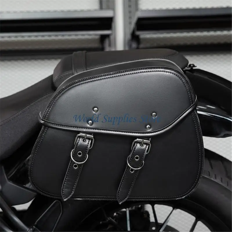 

G6KC Vintage Motorcycle Saddlebag Storage For Riding Gear And Tools Waterproof