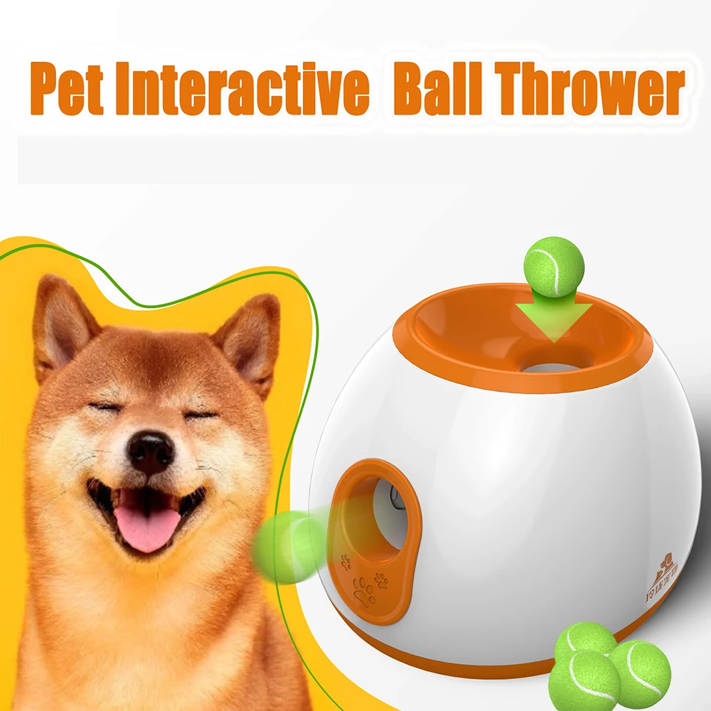 Pet ball dispenser dog toy ball thrower outdoor toys automatic ball dispenser mentally stimulating dog toys  Thrower Machine