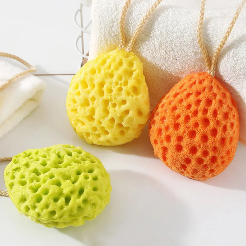 

5Pcs Go For A Massage Honeycomb Sponge Bath Ball Non-Latex Facial Puff Remove Makeup And Exfoliate Tools Accessories Body HA136