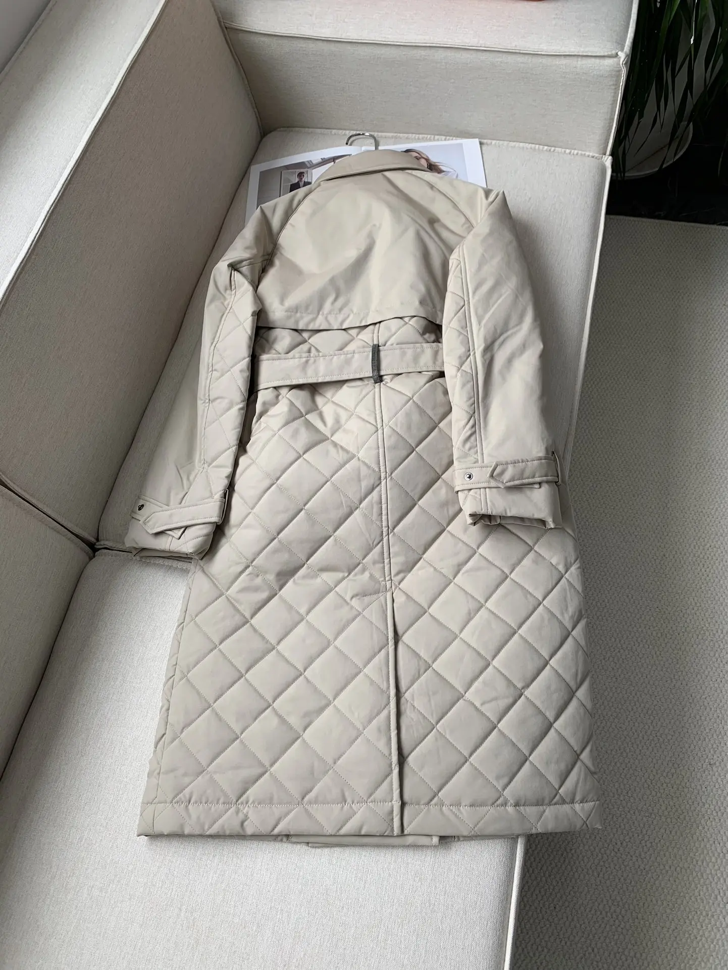 Down Jacket For Women, Slim Waist Coat, Fashionable And Warm Coat, High Quality Long Thin Goose Down Windbreaker