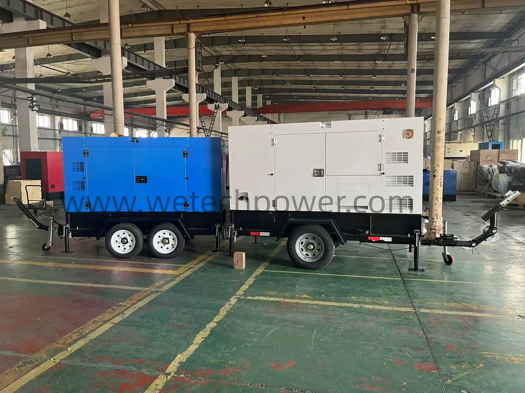 Trailer type diesel generator portable 50kva 60kva 65kva 70kva 75kva  with original UK-Perkin engine