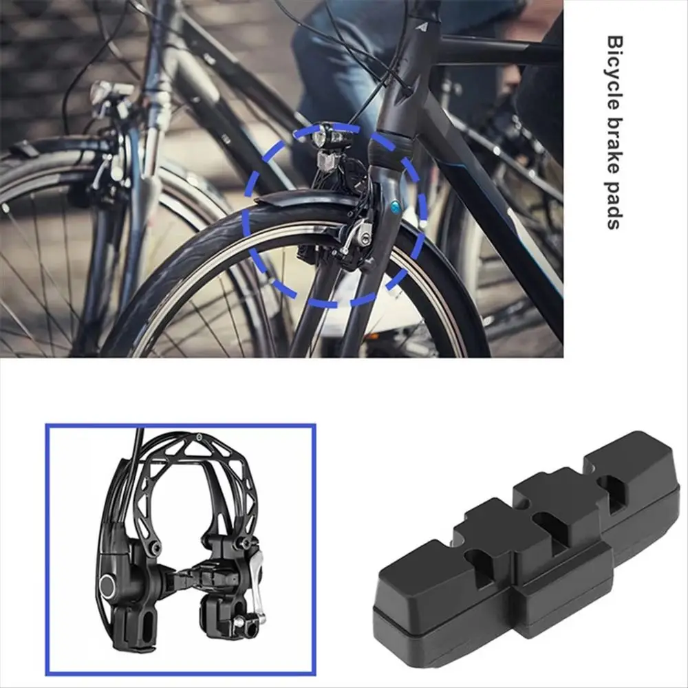 2 Pairs/Set S32-10 Bicycle Brake Pads Low Noise Composite Materials Bicycle Accessories All Weather Drawer Type