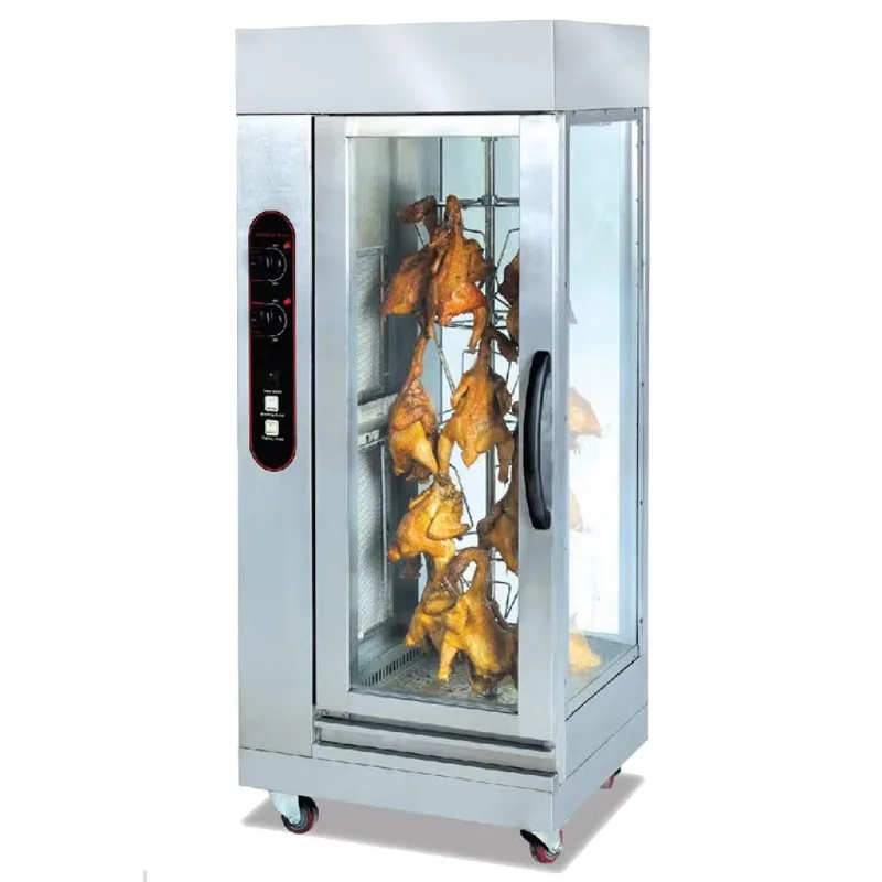 

Single-layer rotating vertical electric hook type opaque glass window roast chicken oven