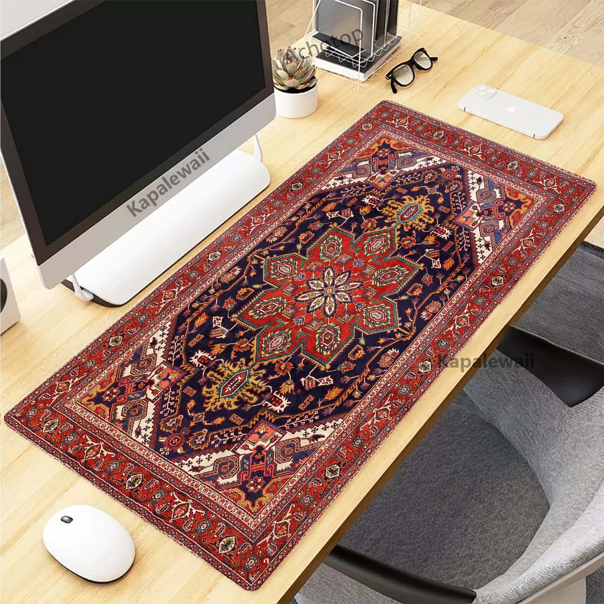 

Persian Carpet Mysterious Retro Mouse Pad Game Mat Gamer Mousepad Gaming Table Carpet Gamer Computer Desk Mat Rubber Mouse Mat