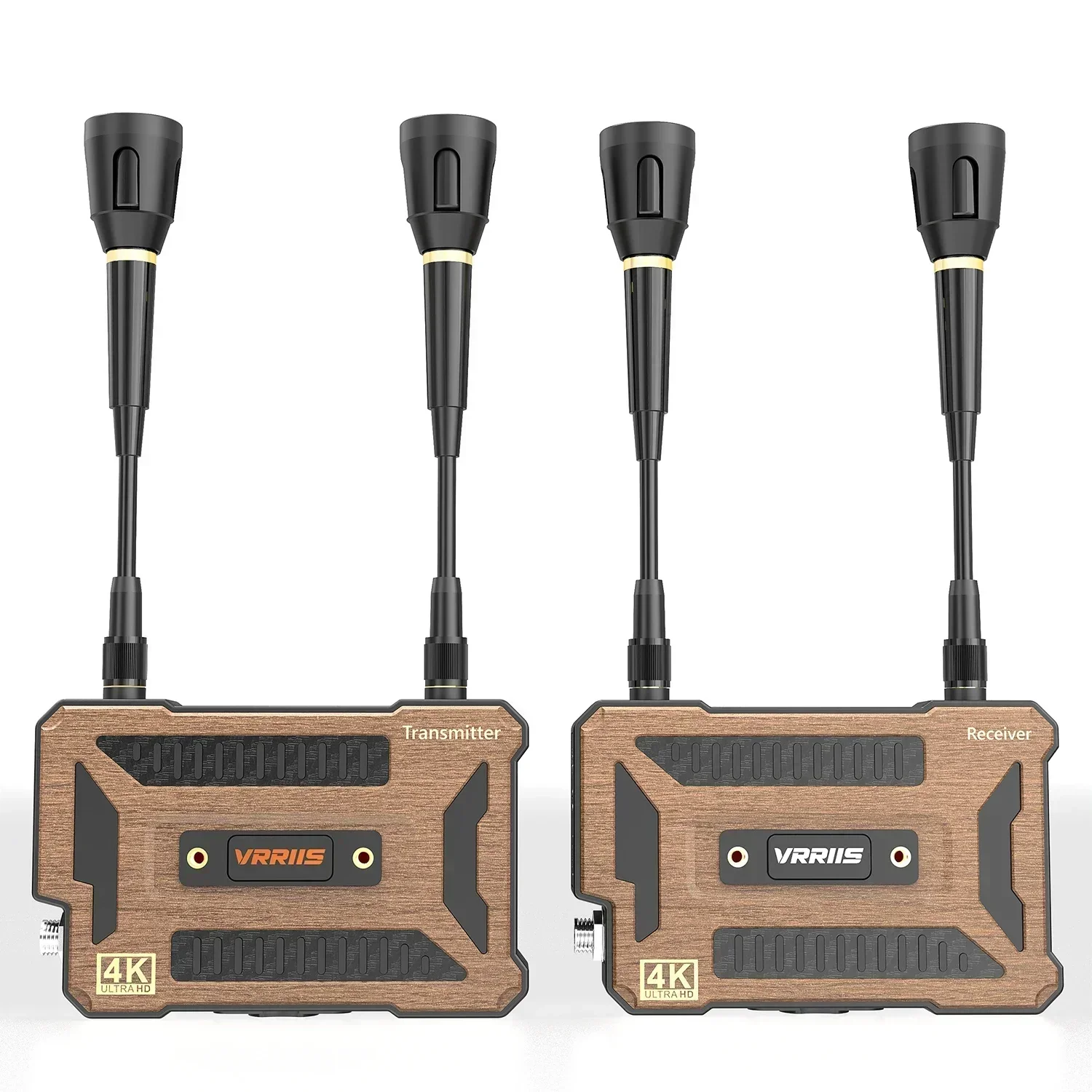 4K Wireless HDMI Transmitter and Receiver Extender 1x4 Display Share Support UVC Video Capture Battery for Camera Live Streaming