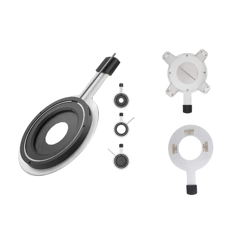 Fotografia cônica estúdio Strobe Flash Light, Snoot Refletor, Filtros de cor, Effect Card