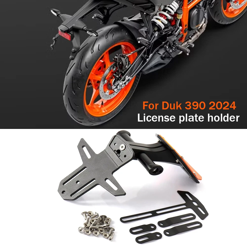 

Motorcycle accessories License Plate Holder Mount Tail Rear License Plate Bracket For Duke 390 390Duke 390 DUEK 2024