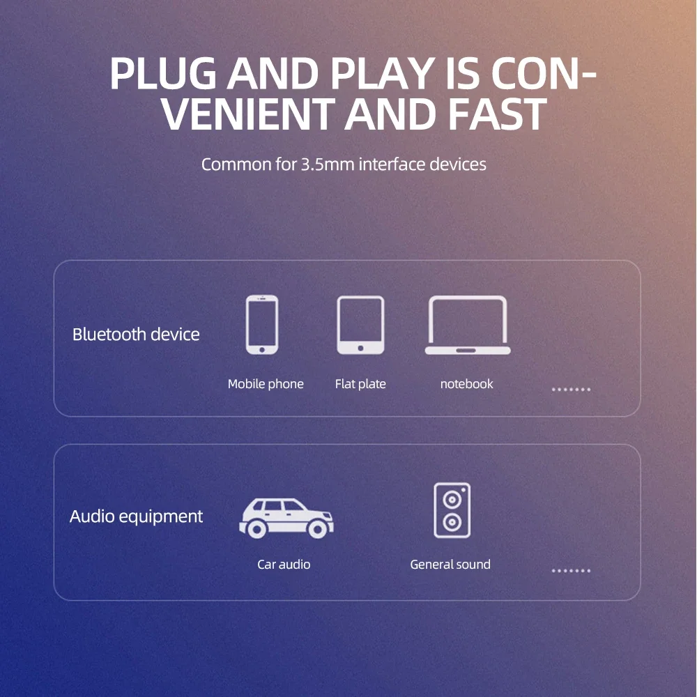 Aux USB Bluetooth 5,3 Adapter Dongle Kabel Für Auto 3,5mm Jack Aux Bluetooth Wireless Receiver Lautsprecher Audio Musik Empfänger