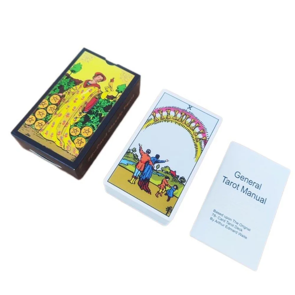 12x7 cm 78-Card Classic Tarot Paper Manual Card Games