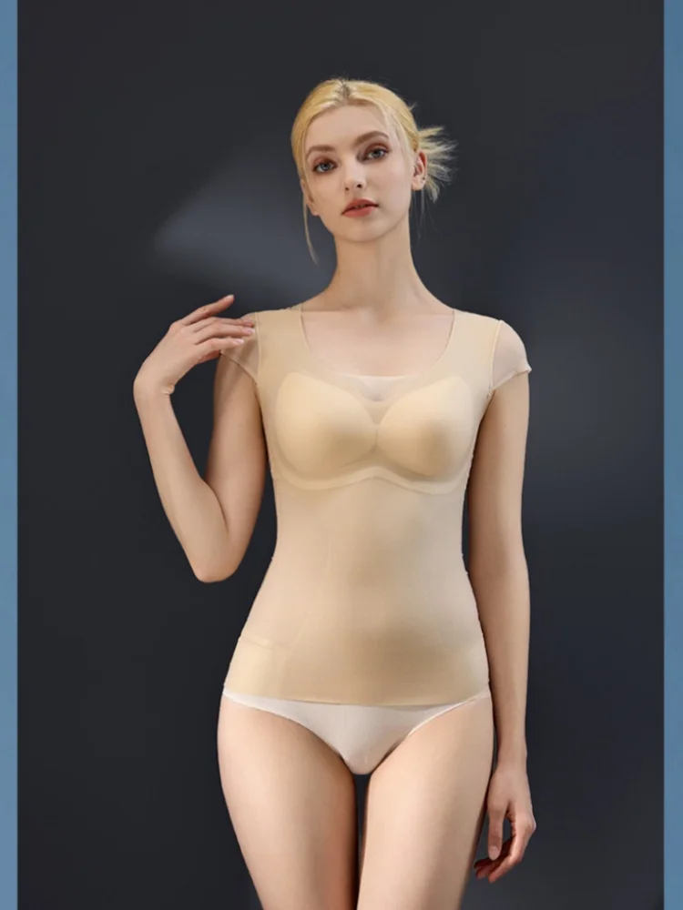 

Slim-Fit Short-Sleeved Waist-Defining Upgrade Edition Sculpts An S-Line Silhouette Softly Shapes the Back for a Graceful Curve