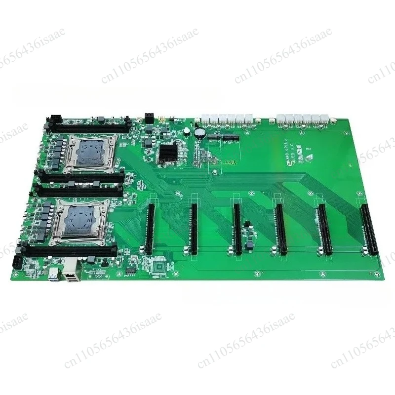 X99 Dual-Socket PLUS Motherboard LGA2011-3 DDR4 Memory 6 Wide Spacing PCIe Graphics Card Slots