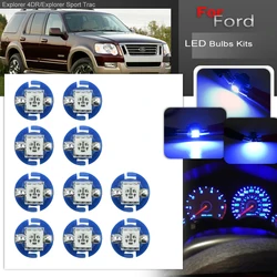 Per Ford Explorer 4Dr 06-10 Explorer Sport Trac 07-10 per Mercury Led Car Gauge Speed Dash lampadine pannello strumenti Cluster Light