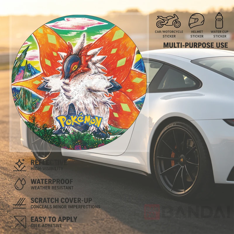 Car Stickers Anime Vinyl Decal Waterproof Die Cut for Bumper Trunk Side Mirror Water Bottle Auto Decor