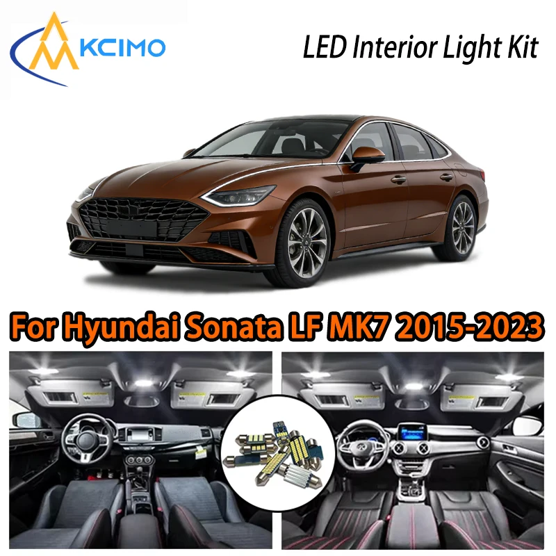

Комплект светодиодной подсветки салона KCIMO для Hyundai Sonata LF MK7 2015-2023 — 2 цвета, быстрая установка, долговечность