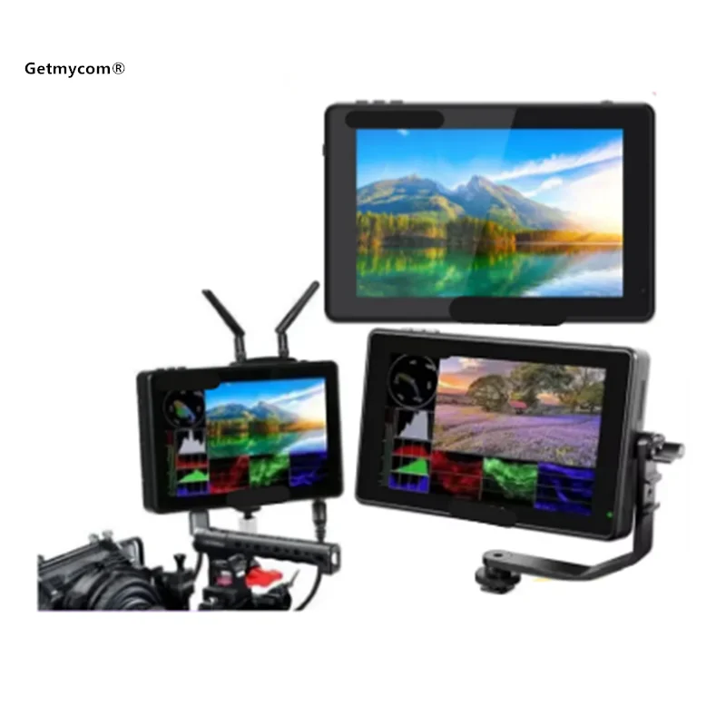 for FEELWORLD LUT7 LUT7S PRO 7 Inch 2200nits 3D LUT Touch Screen Monitor DSLR Camera Field Director 4K HDMI 3G-SDI I / O