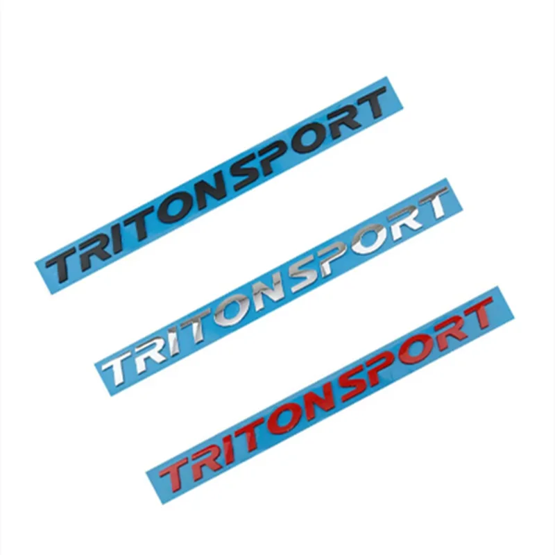 

TRITONSPORT letter label car stickers ABS for Mitsubishi TRITON SPORT body tail modified accessories trunk decal decoration