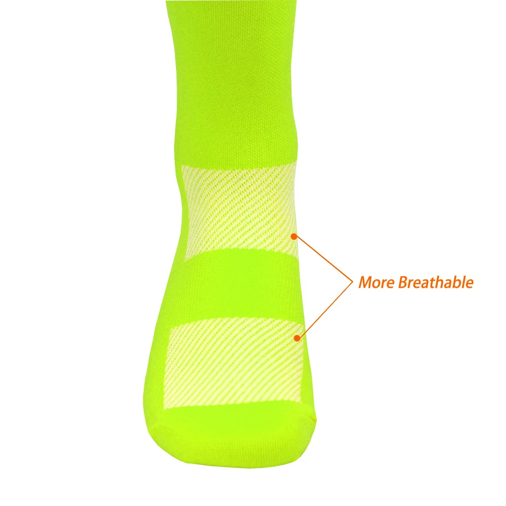 2026 Neue JUMBOCycling-Socken Lease a Bike TEAM, großes Mesh-Design, MTB-Fahrradsocke, Unisex-Erwachsene, rutschfeste Kompressionssocken – Detail 11