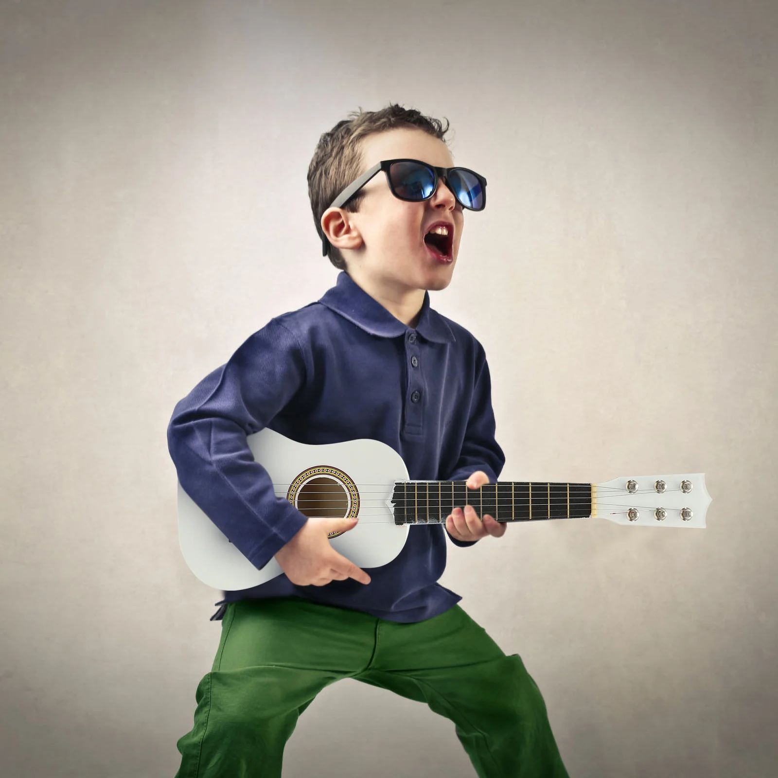 

21 Inch Electric Guitar Baby Musical Instruments Beginner Multicolor Guitars for Kids