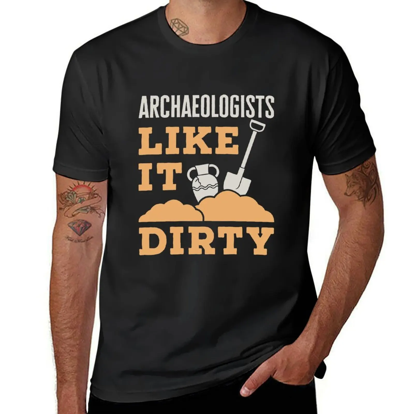 Archaeologists Like It Dirty T-Shirt for a boy plus sizes mens graphic t-shirts pack