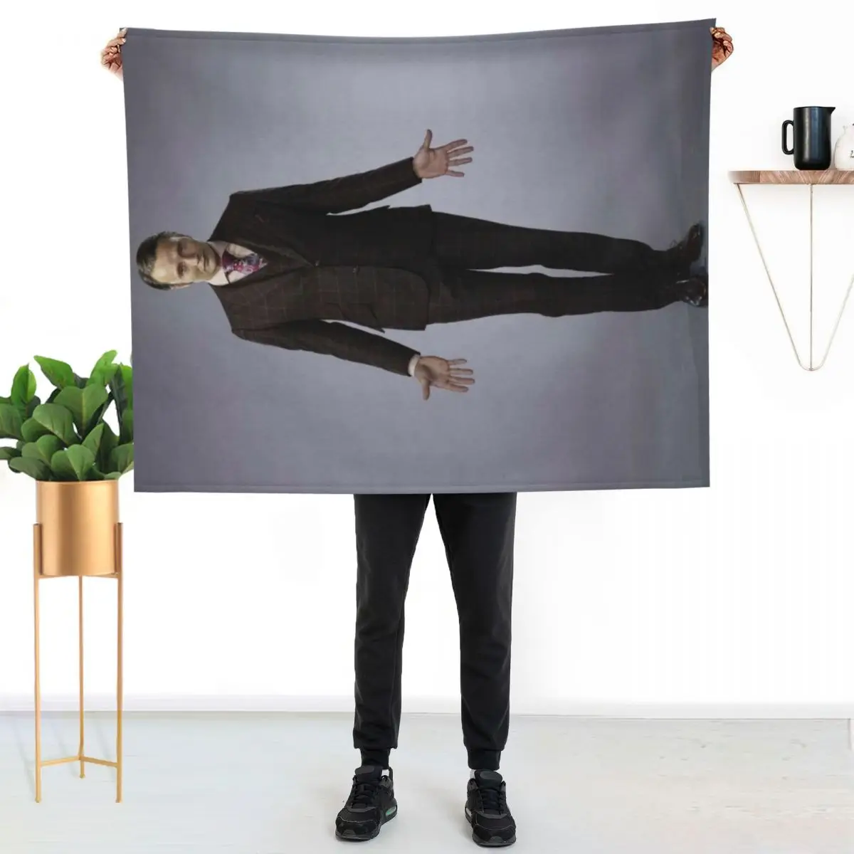

the late great hannibal lecter Throw Blanket All Season Soft Lightweight Blanket for Home