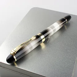 Jinhao-Stylo gel en métal de luxe, stylo à bille, stylo à bille d'écriture, papeterie scolaire et de bureau, haute qualité, X450, 0.7mm