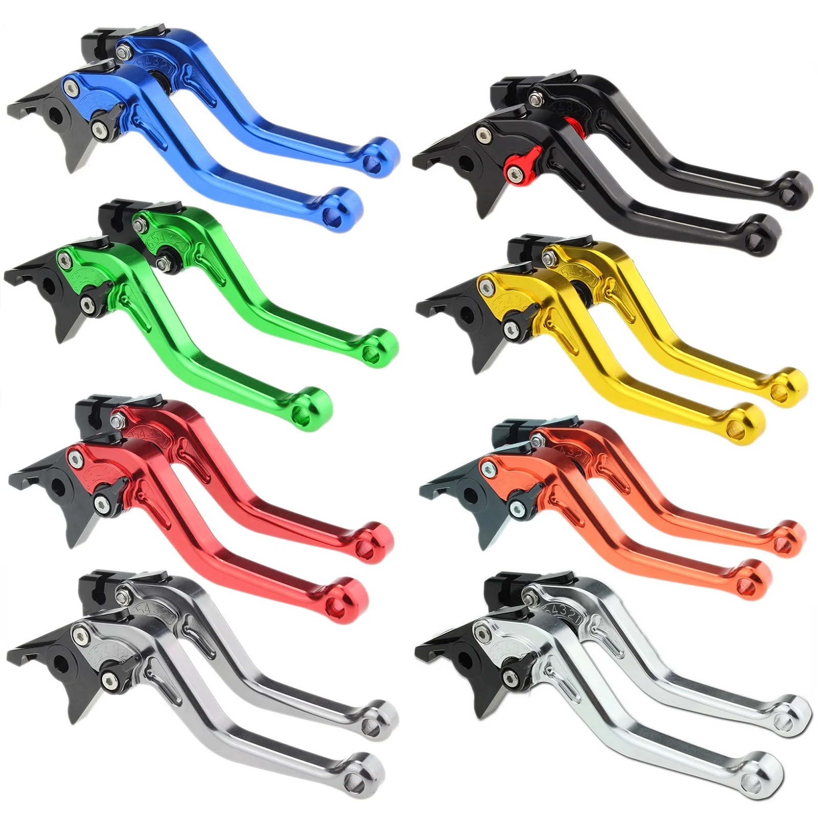 Ellipse Short Motorcycle Brake Clutch Levers For MVAGUSTA Turismo Veloce 800, Brutale 675/800/RR, Dragster 800/RR, Rivale 800